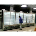 Pantalla vertical 4 Refrigerador de gabinete de puerta de vidrio